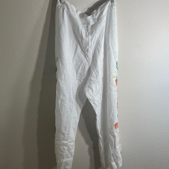 Johnny Was Plus Averi Linen Wide Leg Pant women’s Size 3X - Picture 3 of 11